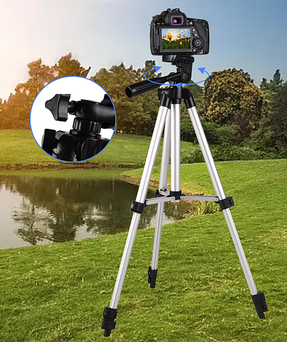 Телескопический алюминиевый штатив TRIPOD TR-3110 Универсальный штатив ...