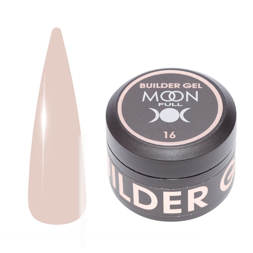 Гель для нарощування нігтів MOON FULL Builder Cream GEL №16,30 мл, фото 1