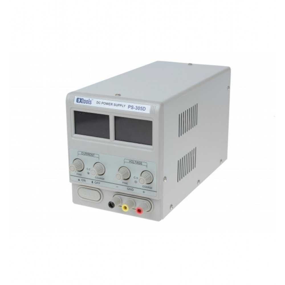 Лабораторний блок живлення EXtools PS-305D, 30B, 5A