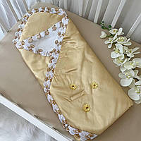 Конверт "Святковий" Літо на липучці Золото Кулір,атлас арт.27068622