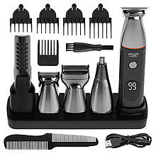 Набір для стриження, тример Adler AD 2946 5в1 (60 хв, РК-дисплей, USB, Польща)