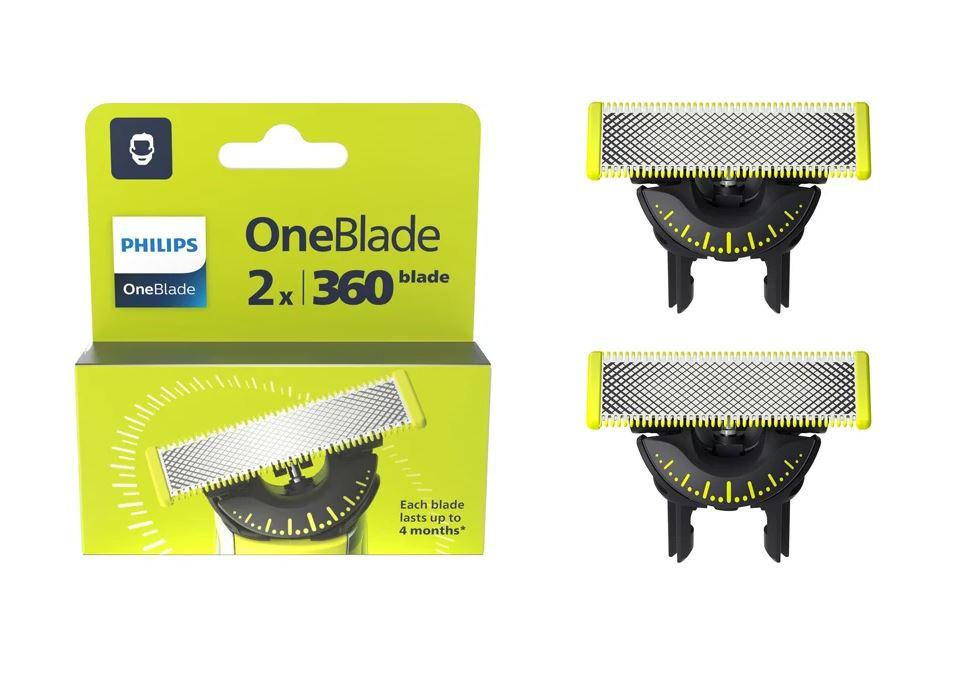 Змінні картриджі Philips OneBlade 360 QP420/50 2 шт.