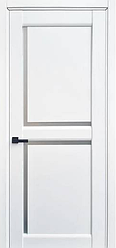 Двері міжкімнатні Korfad Express Gardena Білий мат (скло сатин)