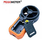 Анемометр PeakMeter PM6252B з USB-інтерфейсом, гігрометром та термометром, діапазон 0,20-40,00 м/с; 99990 м3/м, фото 7