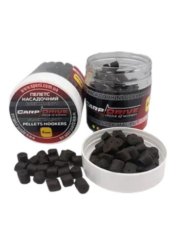 Пелетс з отвором Black Premium Halibut (преміум класу) 8мм 100гр., фото 1