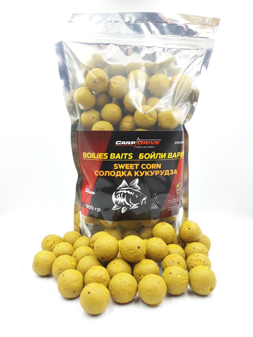 Бойли Варені Солодка Кукурудза (Sweet Corn) 24 мм 900 г. Carp Dream, фото 1