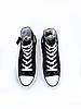 Кеди жіночі Converse All Star High black Конверси високі чорні з білим, фото 6