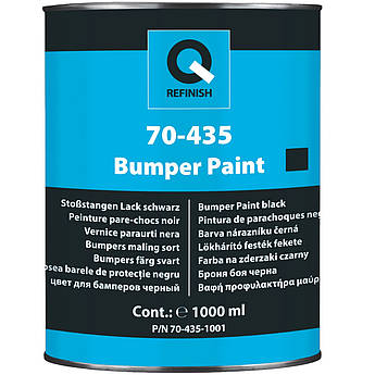 Фарба (емаль) структурна для пластику Q-Refinish 70-435, 1 л Чорний
