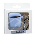 Футляр Silicone Case with hook для Airpods 3 Колір 58.Sky blue, фото 3