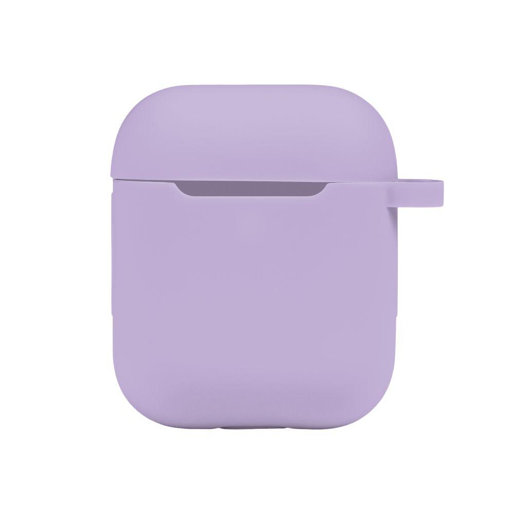 Футляр Silicone Case with hook для Airpods 1/2 Цвет 39.Elegant purple, фото 1