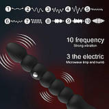 Анальний вібратор-електростимулятор ElectricBalls, фото 4