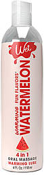 Зігрівальний лубрикант на водній основі Wet Warming Watermelon 4 in 1, без цукру (118 мл)