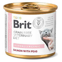 Корм для котів Бріт Вет Дієтс Гіпоалерген Харчова алоргія консерви Brit VetDiets 200 г