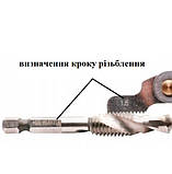 Різьбомір Falon-Tech FT0024 для визначення кроку різьблення, пелюсток 24 шт від 0,25 до 6 мм, Польща, фото 4