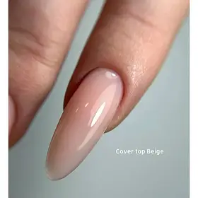 Камуфлюючий топ для нігтів Ga&Ma Cover top Beige, 10 мл