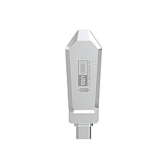 USB Flash Drive XO U50 USB3.0+Type C 256GB Колір Сталевий