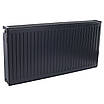 Сталевий панельний радіатор чорний WarrmWell тип 22 висота 500, низ., фото 2