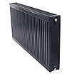 Сталевий панельний радіатор чорний WarrmWell тип 22 висота 500, низ., фото 3