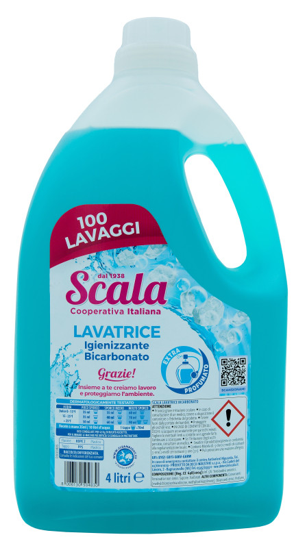 Гель для прання Scala Lavatrice Bicarbonato на 100 прань 4л
