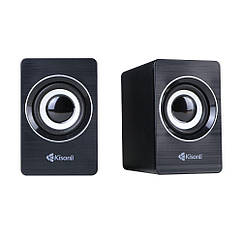 Комп'ютерні колонки Kisonli A-707 Колір Чорний