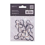 Набір карабінів алюмінієвих Трамп S-типу малий UTRA-305 (10 шт), фото 3