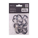 Набір карабінів алюмінієвих Трамп S-типу середній UTRA-306 (10 шт), фото 3