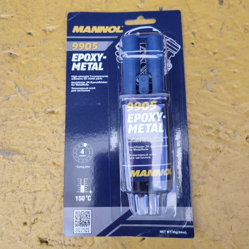 Клей EPOXY-METAL епоксидний для металу MANNOL, фото 1