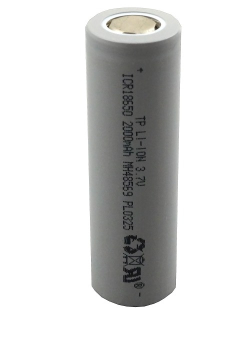 Акумулятор літій-іонний 2000mAh 3.7v 10С 20А тип ICR18650