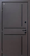 Дверь уличная модель Strimeх LAMA Venezia, Ral 8019/Дуб темный . ТЕРМОРАЗРЫВ. ГАРАНТИЯ на покрытие - 3 года!