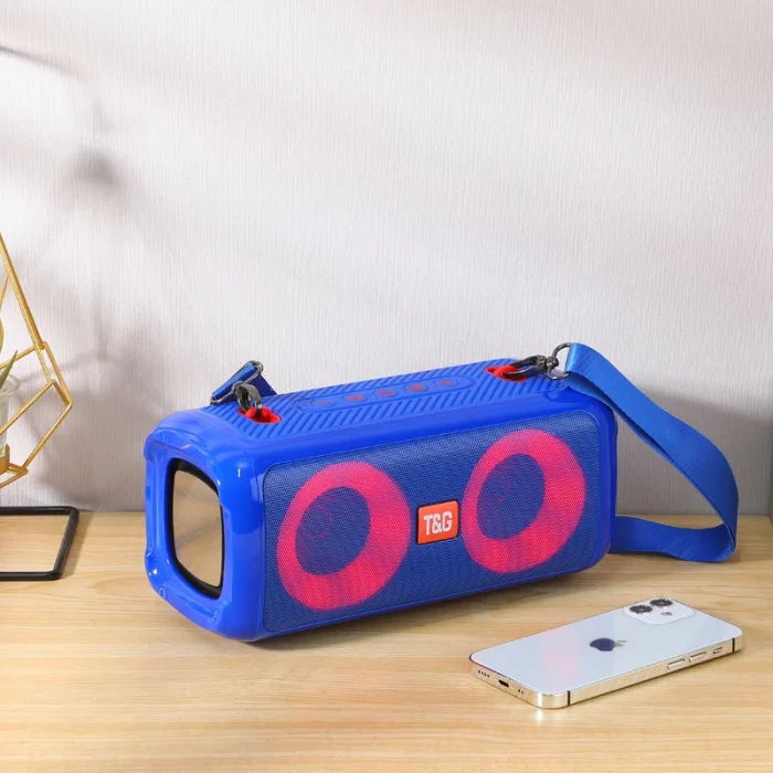 Bluetooth-колонка TG641 FM Blue "Додай Ритму Буденності"