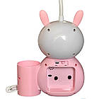 Дитяча настільна лампа 3в1 ( годинник + лампа + органайзер для ручок) Alarm clock XL-800 / Світильник настільний, фото 5