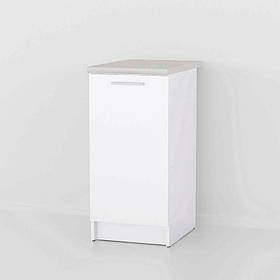 Дизайнерський модуль для підлоги кухонний без стільниці, компактна тумба з полицею з ЛДСП для кухні в квартиру