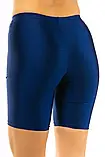 Класичні еластикові жіночі велосипедки треки з 52 по 58р темно сині, фото 3
