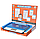 Дитячий навчальний ноутбук SK 7442-7443, 35 функцій, 11 ігор, 3 мови., фото 2