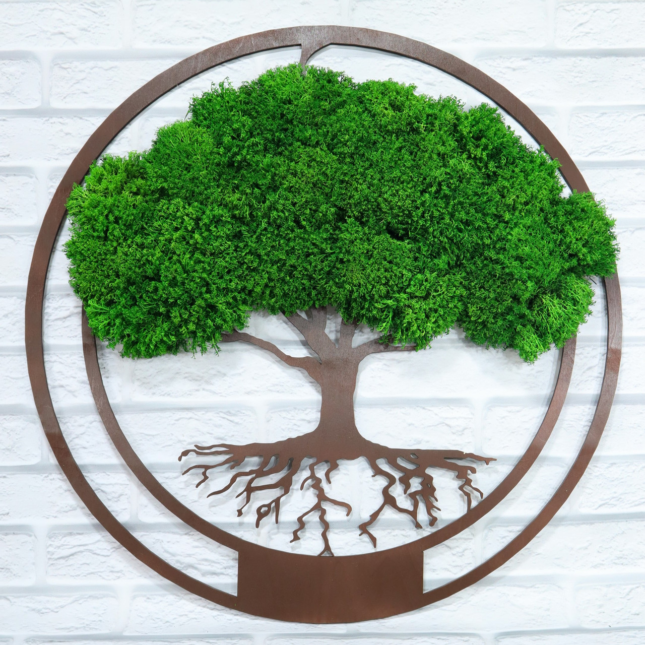 Панно кругле з моху стабілізованого 90 см