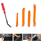 Набір пластикових затискачів кліпс для кріплення обшивки автомобіля у коробці 460 шт., фото 5