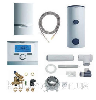 Пакетне пропонування No10 ecoTEC plus VU INT + бойлер uniSTOR VIH R (300, 400, 500) + multiMATIC VRC 700, фото 1