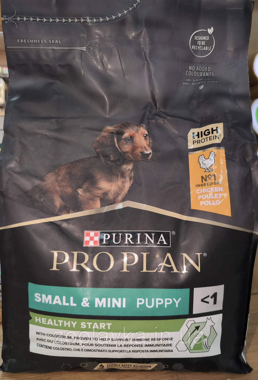 Pro Plan PUPPY SMALL and MINI Optistart Корм для цуценят дрібних і карликових порід 3 кг