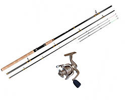 Фідерний комплект вудлище GOSS Superhard feeder 60-120g 3 м котушка GOSS EF4000 3BB