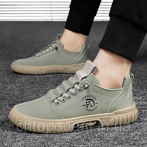 Кросівки Reelstep Sneakers, кеди снікерси текстильні унісекс колір зелений розмір 41 Код 00-0357