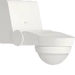 Датчик руху HAGER зовнішньої установки  IP55, 10A, 360град., білий EE840