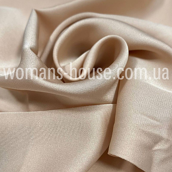 Шовк Армані Корея однотонний стрейчевий Бежевий темний