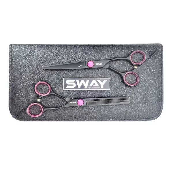 Набір перукарських ножиць Sway Art Green 305 розмір 6