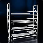 Стелаж набірний "VAULT-1818" 4 полиці (ярусу) h 1800х1800х550мм (1.2мм) білий. Для комори, складу та гаража, фото 3