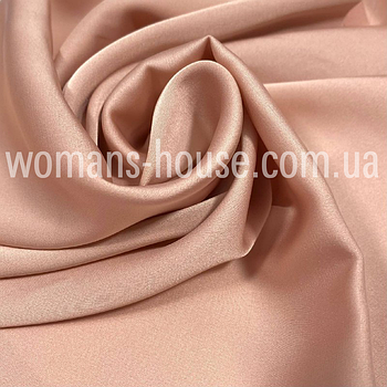 Шовк Армані Корея однотонний стрейчевий Пудра