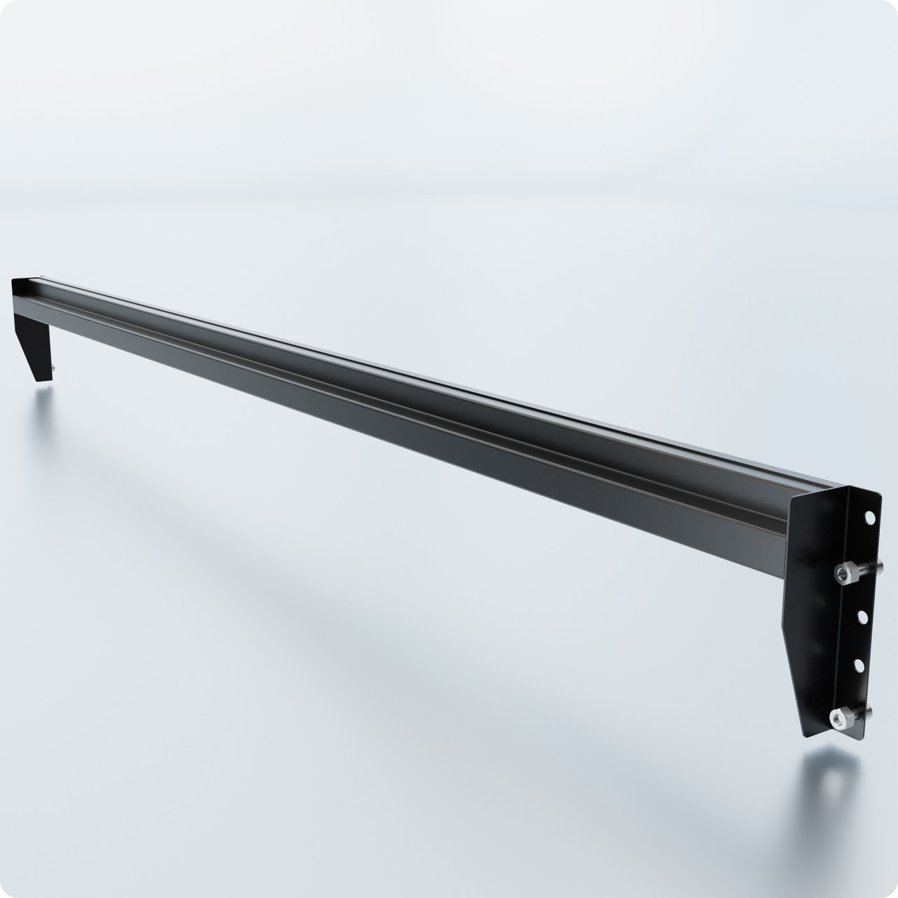 Поперечина VAULT-12 L1200 зі сxодинкою до набірного стелажу, чорна., фото 1