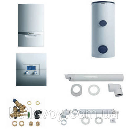 Пакетне пропонування No12 ecoTEC plus VU INT + бойлер uniSTOR VIH R (300, 400, 500) + calorMATIC 630, фото 1