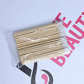 Мікробраші для вій дерев'яні 100 шт