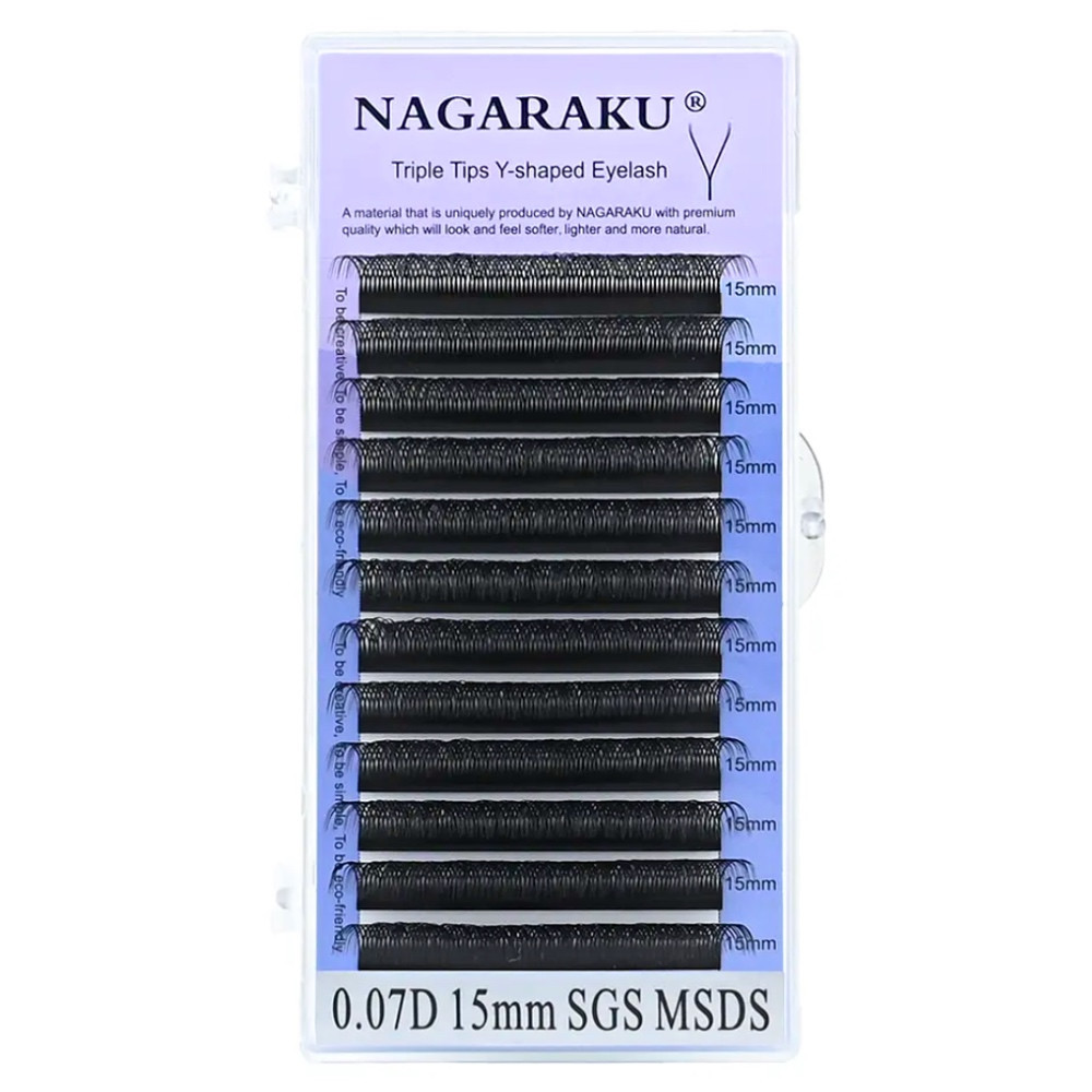 Вії Nagaraku YY 3D (Triple) окремої довжини