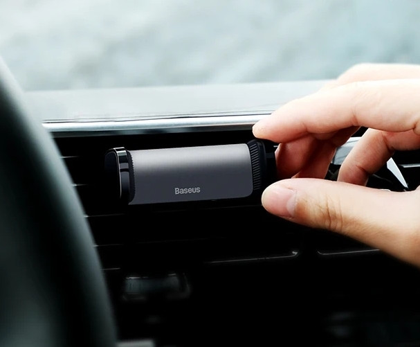 Тримач для телефону в автомобіль BASEUS сірий, фото 1